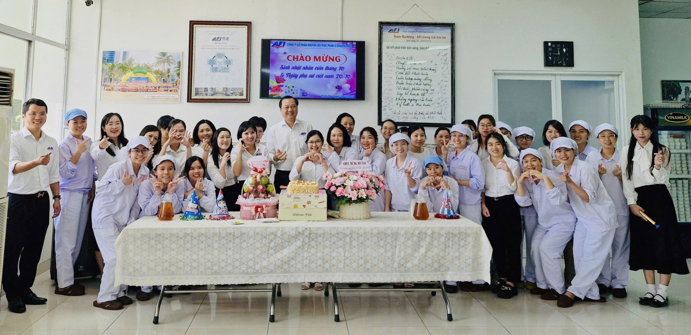 Chúc Mừng Ngày Phụ Nữ Việt Nam 20/10 & Sinh Nhật Nhân Viên AFI Tháng 10