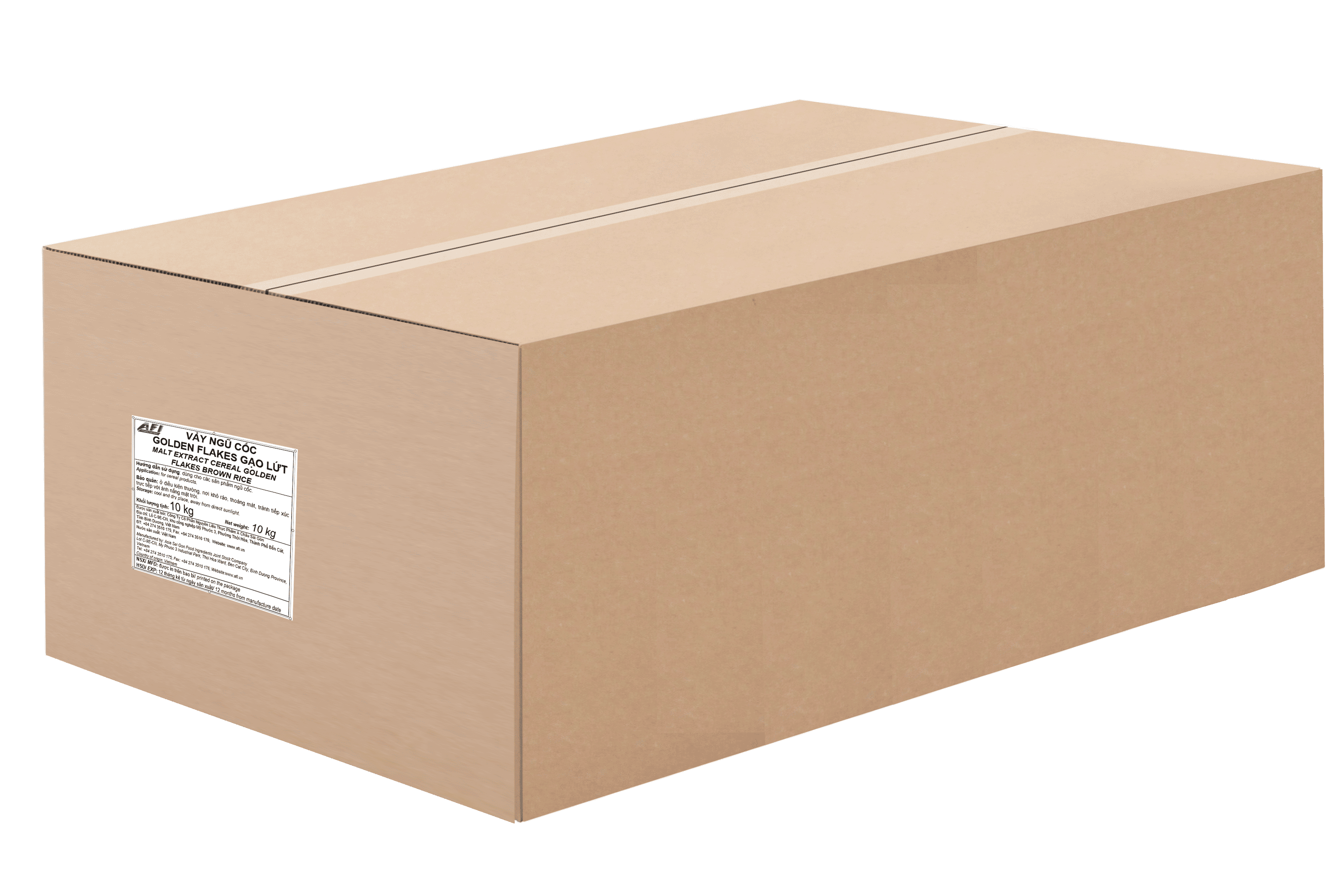 Malt Extract Cereal Golden Flakes Brown Rice